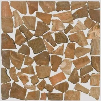 Obklad Kamenná mozaika 30x30 oranžová