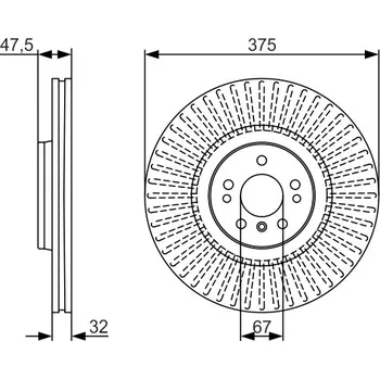 Brzdový kotouč Brzdový kotouč BOSCH 0 986 479 A26