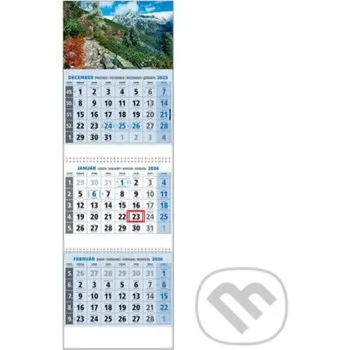 Doplněk ke knize Klasik 3-mesačný nástenný kalendár 2026 - modrý, vysoké hory - Spektrum grafik Spektrum grafik