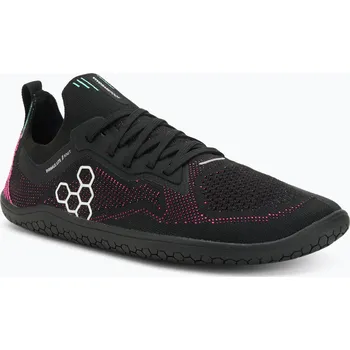 Dámská móda Dámské barefoot boty Vivobarefoot Primus Lite Knit obsidian/ vibrant pink