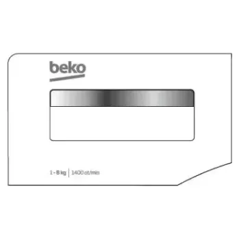 Domácí spotřebič Čelo násypky pracích prostředků do praček Beko Blomberg - 2449809229