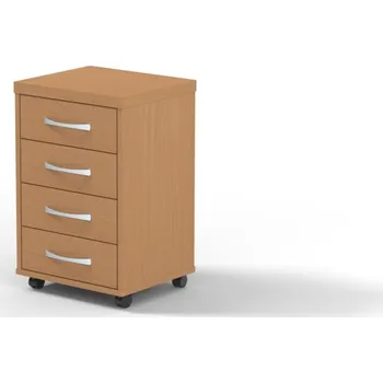 Zásuvkový kontejner BRADOP Kontejner na kolečkách CASPER MONTY Barevné provedení: P - PŘÍRODNÍ