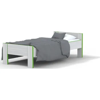 Postel BRADOP Dětská postel CASPER C107 krémová 90×200 Barevné provedení: CEZ - CREME ZELENÁ