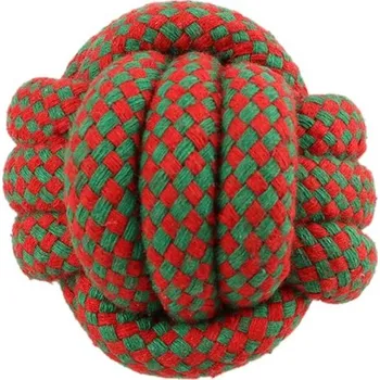 Hračka pro psa Huhubamboo hračka bavlněný míč 7,5 cm