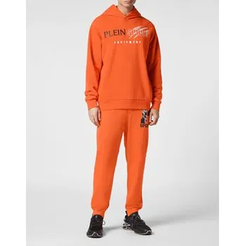 Pánská móda Plein Sport Mikina 13111 Oranžová Regular Fit XXL