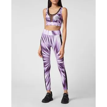 Dámské legíny Plein Sport Legíny 3627 Fialová Active Fit L