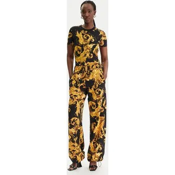 Dámské kalhoty Versace Jeans Couture Teplákové kalhoty 80HAA320 FS196 Černá Regular Fit S