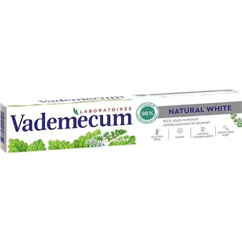 zubní pasta VADEMECUM Natural White Peppermint 75 ml