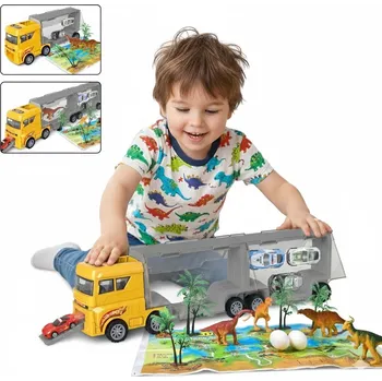 WOOPIE Transporter Truck 2v1 Dinosaur Set + maketa