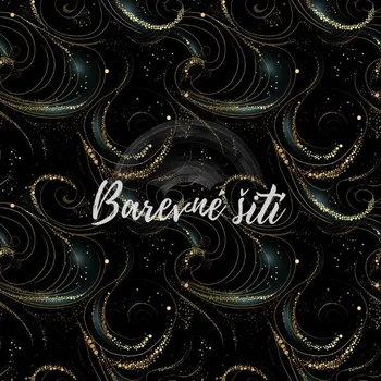 Zimní softshell Zlatavé okouzlení (E) (Zimní softshell potištěný)