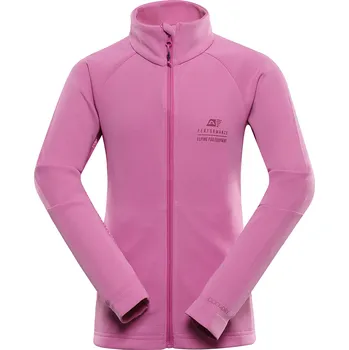 Dívčí oblečení Alpine Pro GOLLO 2 RŮŽOVÁ DĚTSKÁ RYCHLESCHNOUCÍ MIKINA 164-170