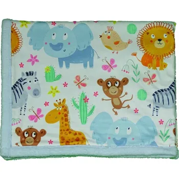 Dětská deka Světle modrá dětská deka 80x100 cm – OYO kids ID_1535898