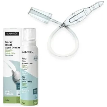 Odsávačka hlenu Arianna Babyvac 2 Ergonomic Odsávačka hlenů na vysavač s kartáčkem + Nosní sprej