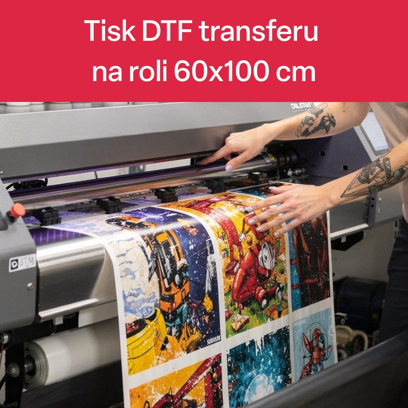 DTF transfer 1 bm (HOT PEEL) DTF1M