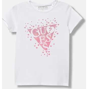 Dívčí tričko Dětské tričko Guess K6RI00.K6YW4.PPY2 bílá 00X, vel. 96-104