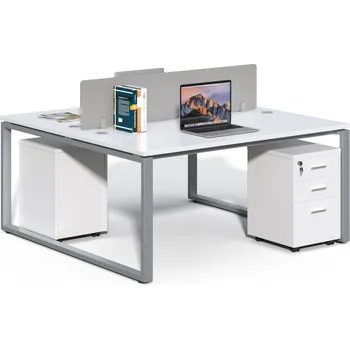 Kancelářská sestava Kancelářská sestava 2 osoby Houseland Prime Max 01 160 cm bílá