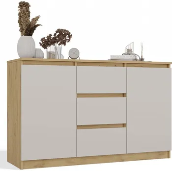 Komoda Komoda Malwa 2D3S 120 cm dub artisan/kašmírová