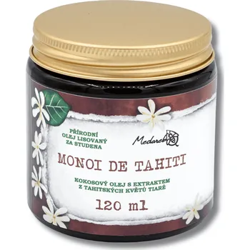 Medarek | Monoï de Tahiti® Olej Obsah: 120 ml na tělo, pleť i vlasy • přírodní parfém • ruční výroba v Polynésii