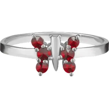 Prsten Český granát prsten stříbrný 120962 Velikost: 55