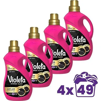 Prací gel VIOlETA Intense Black 4× 2,7 l (196 praní)
