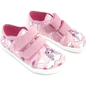Dívčí obuv Tenisky EF Barefoot Rož Pony EUR 31