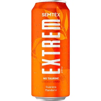 Energetický nápoj Semtex Extrem Mandarinka 500ml cena za kartonové balení (Kartonové balení : 24 ks)