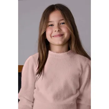 Dívčí svetr Dětský svetr Mayoral 7308.8A.Junior.9BYA růžová 30X, vel. 157