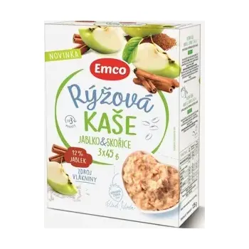 Rýžová kaše s jablky a skořicí 3x45 g 135 g