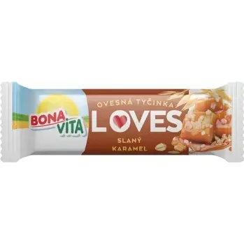 Ovesná tyčinka Loves slaný karamel 40 g