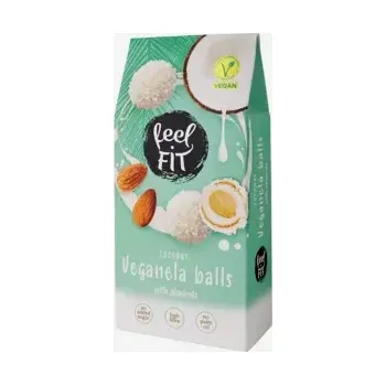 Bonbon Feel FIT Kokosové kuličky s mandlí veganské bez přidaného cukru 63 g