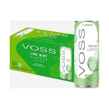 Proteinový nápoj Ochucená perlivá voda limetka a máta 330 ml