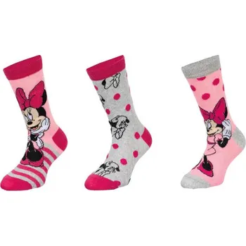 3PACK dětské ponožky Minnie vícebarevné (39717/pink) 27/30 Možnost vrácení zboží ZDARMA do 120 dnů!