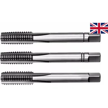 Závitníky sadové Whitworth BSW NO, PN8/3011, různé rozměry, sada 3 ks - Bučovice Tools Velikost: 9/16 "