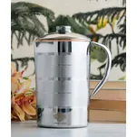 Indian Art Villa Ocelovo měděný luxusní džbán s víkem 2l