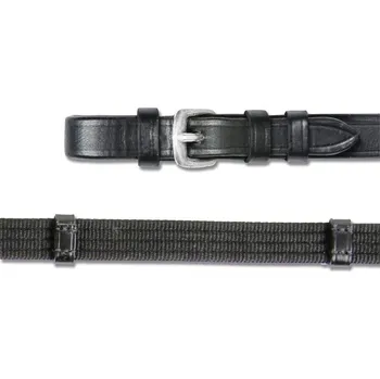 Vybavení pro koně Otěže WALDHAUSEN plátěné černé PONY