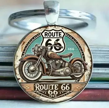 Přívěsek na klíče Route 66