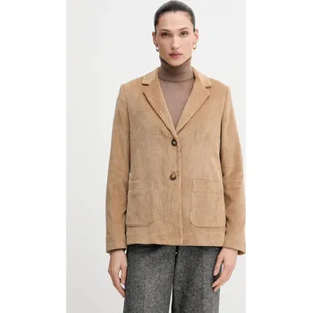 Manšestrová bunda United Colors of Benetton 2Q5GDW03I hnědá 82X, vel. 36