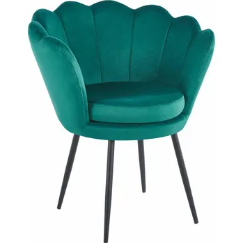 Jídelní židle Židle shell Fiona VIC zelené/černé nohy