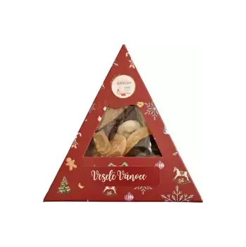 Bonbon Veselé Vánoce ovoce trojúhelník