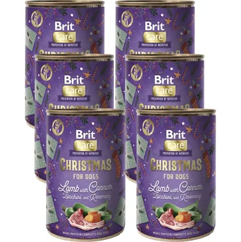 Pro psa BRIT MONO PROTEIN Christmas Lamb with Carrots – Jehněčí maso a mrkev 6x400g