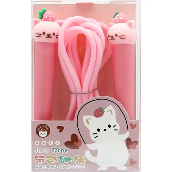 Švihadlo Lanex Švihadlo 2,8 m růžové – kočka s jahodou