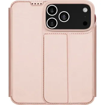 Telefonní příslušenství DUX DUCIS Skin Pro flipové pouzdro pro iPhone 17 Pro - růžovozlaté