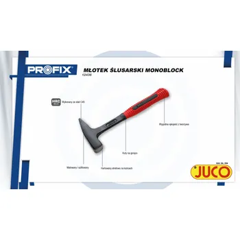 Kladivo Juco LOCKSTOCK KLADIVO MONOBLOK 300g