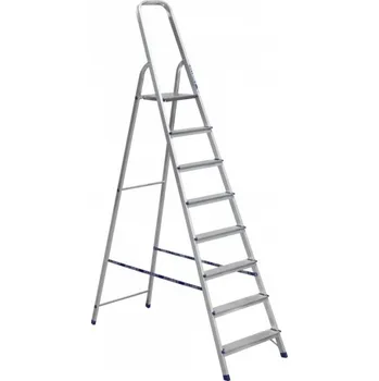 Schůdek Alumet Alumet, AM708 EUK schůdky 7 + 1, prac. výška 1,66 m, max. 150 kg