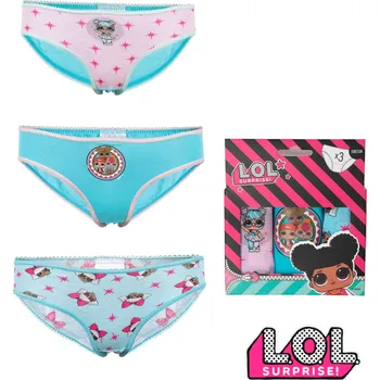 Dívčí spodní prádlo 3PACK dívčí kalhotky LOL vícebarevné (38432) 110/116 Možnost vrácení zboží ZDARMA do 120 dnů!