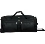Laurent L Velká cestovní taška na kolečkách látková 100 l černá