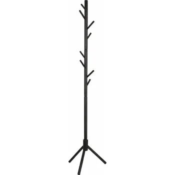 Věšák Moderní stojanový věšák do předsíně Madura černý z bukového dřeva Intesi