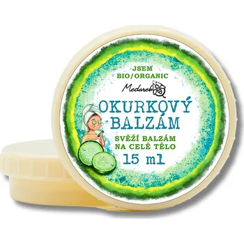 Tělový balzám Medarek | Bio Okurkový balzám Objem: 15 ml lehký přírodní balzám • zklidňuje a regeneruje • ideální po holení i na léto