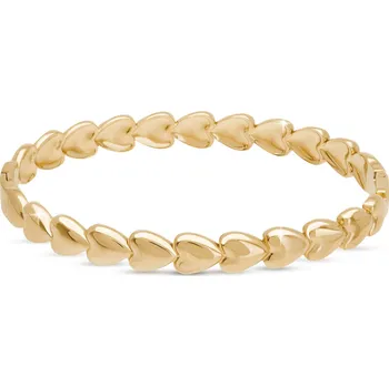 Náramek VERONA 3089 Náramek z chirurgické oceli srdce pozlacený Ellami