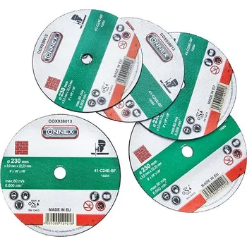 Brusný kotouč CONNEX Sada řezných kotoučů kámen 230 mm, 5 ks, tloušťka 3,0 mm